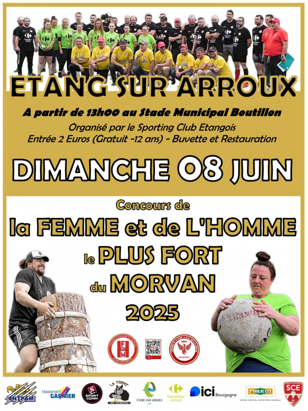 Affiche Homme le plus fort du Morvan 2025