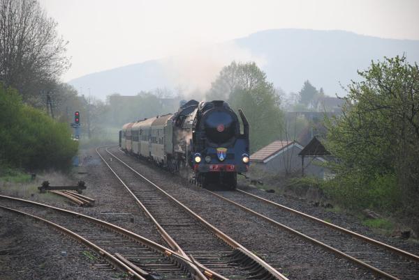 Passage locomotive à vapeur