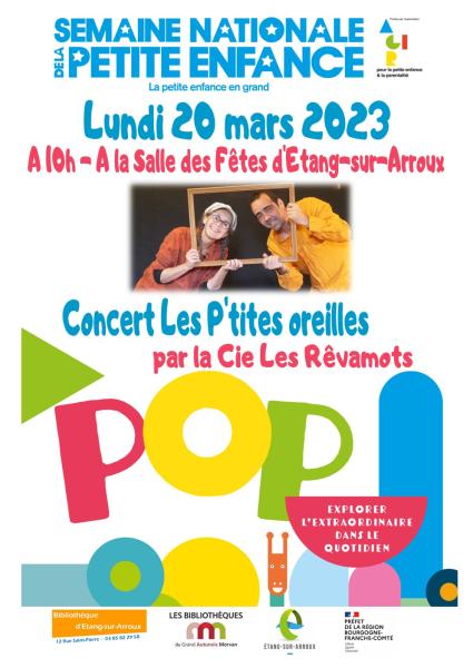Affiche concert Les P'tites Oreilles